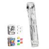 Portable Push-Clip Stapler with Transparent Housing view 1