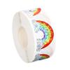 500 Glitter Rainbow Stickers Roll view 2