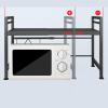 Huairdum Expandable Carbon Steel Microwave Rack, Adjustable Countertop Organizer, Single Layer view 4