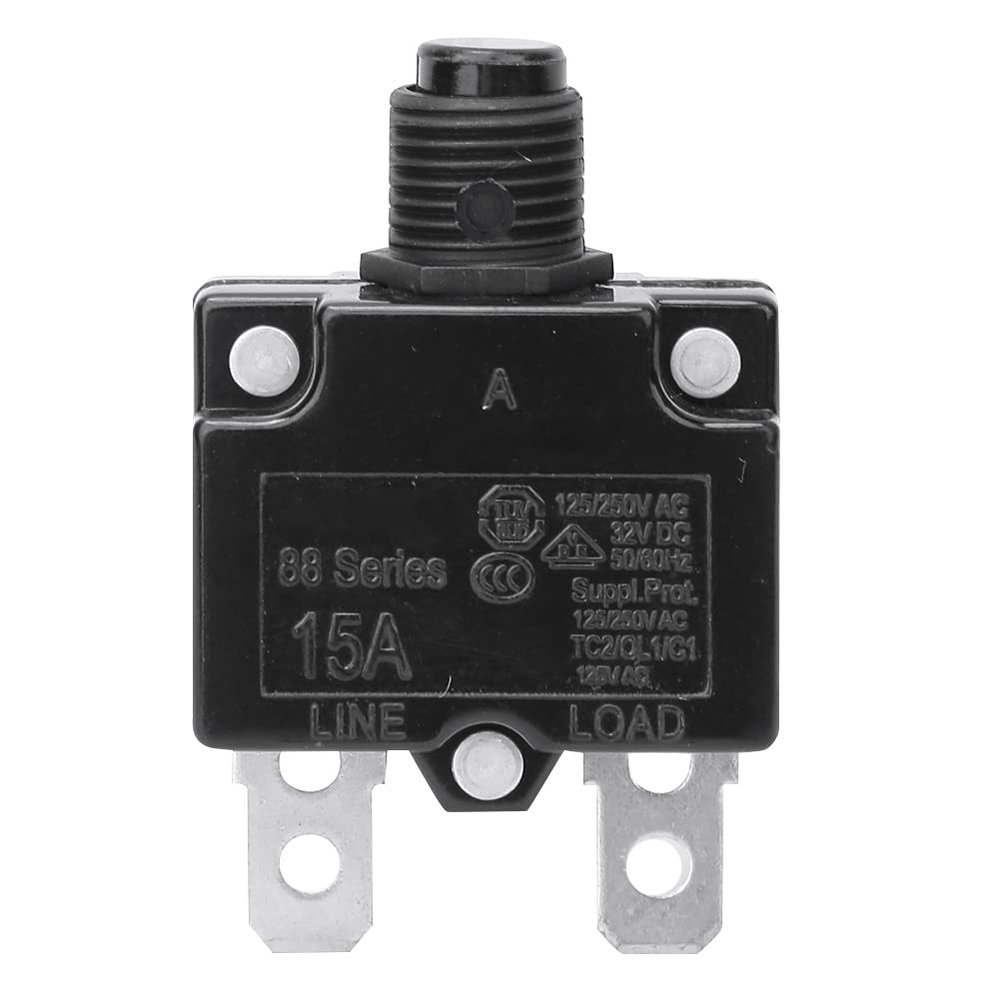 JTLB Air Compressor Circuit Breaker, Overload and Overcurrent Protection, 12 A/15 A/17 A (15 A)