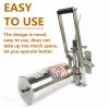 5L Manual Jam Filling Machine, Stainless Steel Pastry Filler with 4 Nozzles view 3