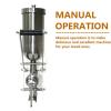 5L Manual Jam Filling Machine, Stainless Steel Pastry Filler with 4 Nozzles view 4