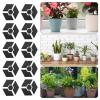 Outdoor Plant Pot Feet, 10-Piece Set, Invisible Non-Slip Hexagonal Design view 4