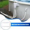 Pool Skimmer Gasket, EVA, Double-Sided, Wide Opening view 2
