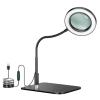 Professional Magnifying Lamp with 17.7-Inch Flexible Neck and Stable Base view 3