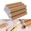 Annadue 12-Pack Round Paper Mailing Tubes with Plastic Caps, 5.3 x 30 cm view 2