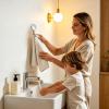 Retractable Towel Clips - Non-Slip Wall Mount view 2