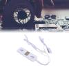 Tonysa PC Fan ARGB Extension Cable, 3-Pin 5V Addressable RGB Splitter, White view 2