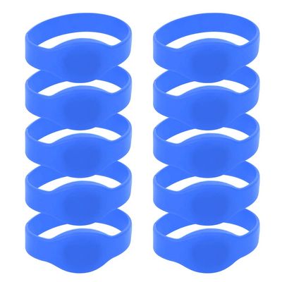 YUYTE 125 kHz Silicone RFID Wristbands, 10-Pack, Yellow