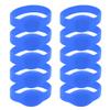 YUYTE 125 kHz Silicone RFID Wristbands, 10-Pack, Yellow view 1