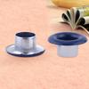 Naroote Precision Metal Rivets, Durable, 5mm, 100 Sets for Scrapbooking, Leather Craft, Apparel Accessories, Dark Blue/Yellow (Dark Blue) view 4