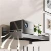 ZKALQECNF Wall-Mounted Bedside Projector Holder, Wall Shelf, No-Drill Floating Shelf, Bros (Medium) view 3
