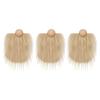3 Unfinished Wooden Balls with Gnome Beards view 4