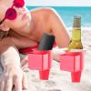 Beach Cup Holders for Sand - Portable Drink Container view 2