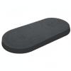 Hellery 40 mm Thick, Shock-Absorbing Jump Rope Mat, Gray view 1