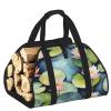 DUWAA Storage Bag with Lily Pad Print, Black view 1