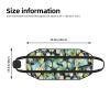DUWAA Storage Bag with Lily Pad Print, Black view 3
