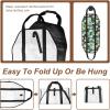 DUWAA Storage Bag with Lily Pad Print, Black view 4