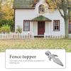 MALUGOGO Fence Finials with Pointed Top view 3