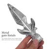 MALUGOGO Fence Finials with Pointed Top view 4