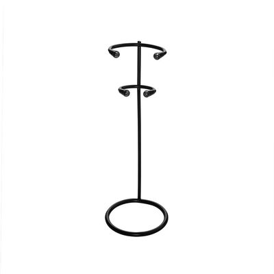 Milk Frother with Stand and Storage Base (Black)
