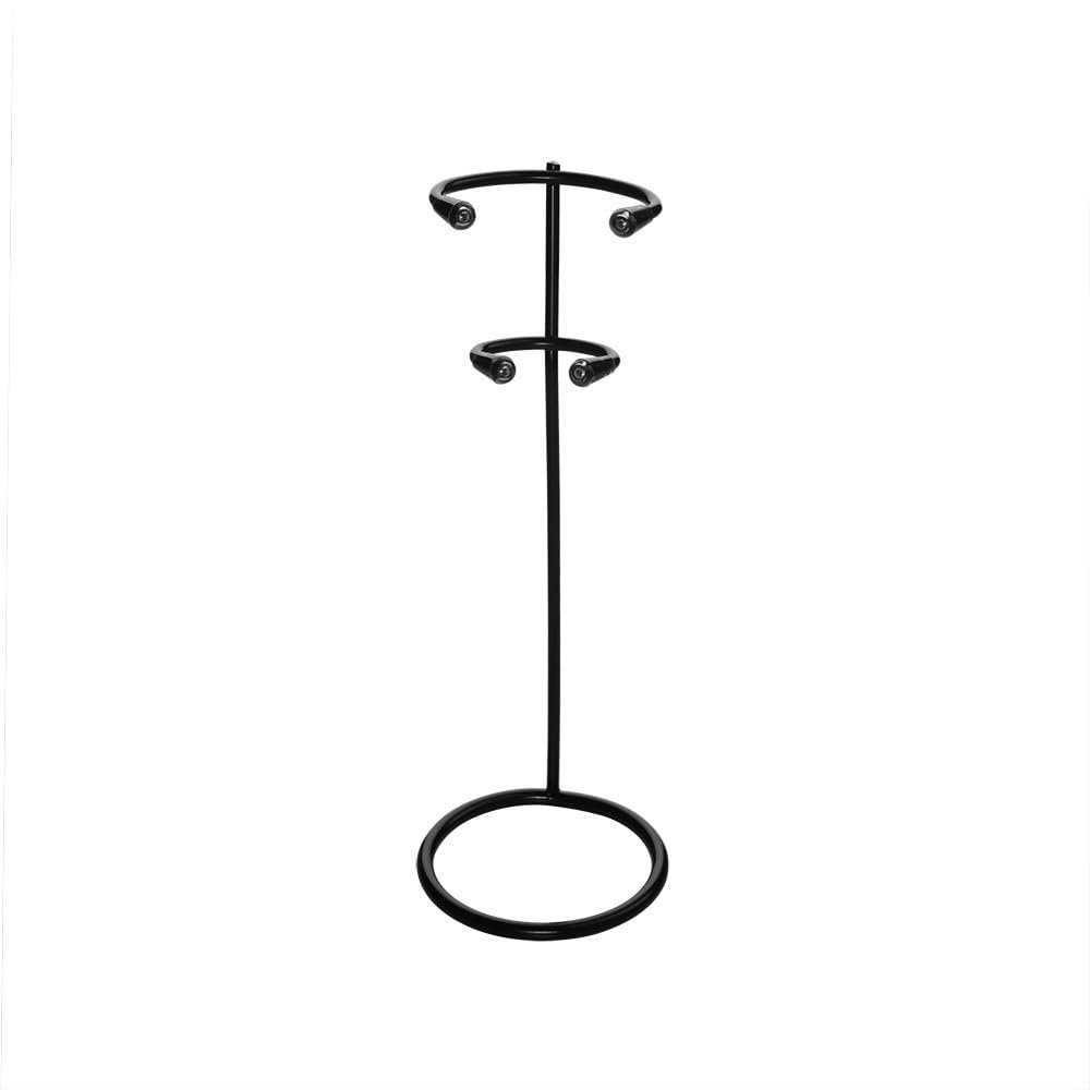 Milk Frother with Stand and Storage Base (Black)