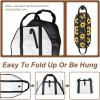 DUWAA Storage Bag with Sunflower and Bee Print, Durable Indoor and Outdoor Firewood Bag view 4