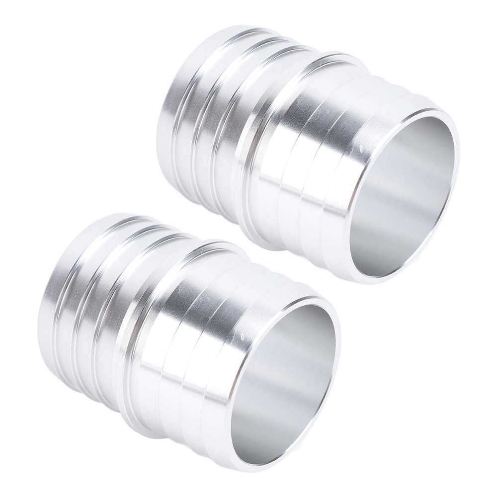 Tbest Pair of 1/4 to 1/2-Inch Hose Barb Splice Couplings, Intercooler and Heat Exchanger Repair Fitting Adapter for Vacuum Hoses
