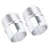 Tbest Pair of 1/4 to 1/2-Inch Hose Barb Splice Couplings, Intercooler and Heat Exchanger Repair Fitting Adapter for Vacuum Hoses view 3