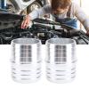 Tbest Pair of 1/4 to 1/2-Inch Hose Barb Splice Couplings, Intercooler and Heat Exchanger Repair Fitting Adapter for Vacuum Hoses view 4