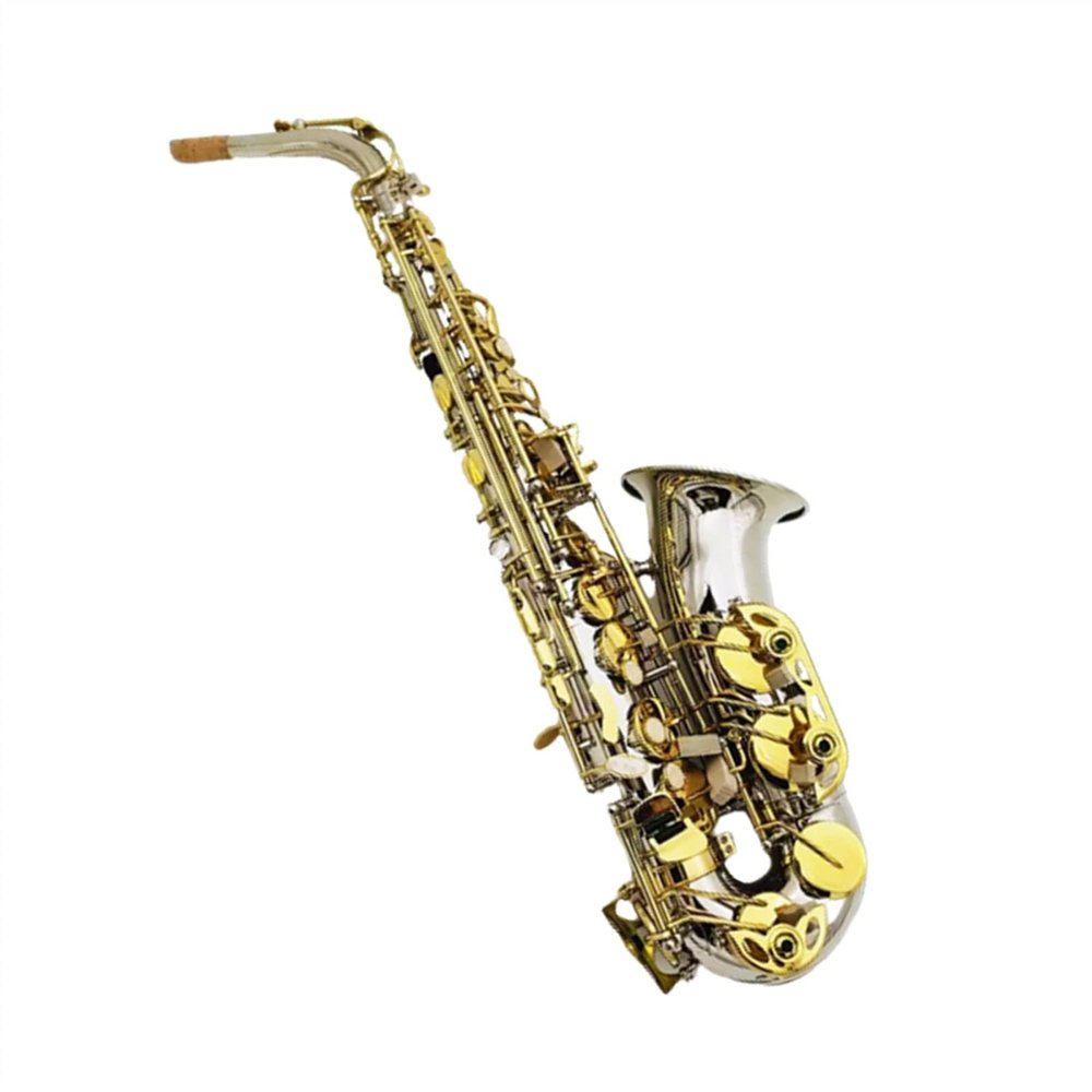 Professional E♭ Alto Saxophone with Hand-Engraved Patterns