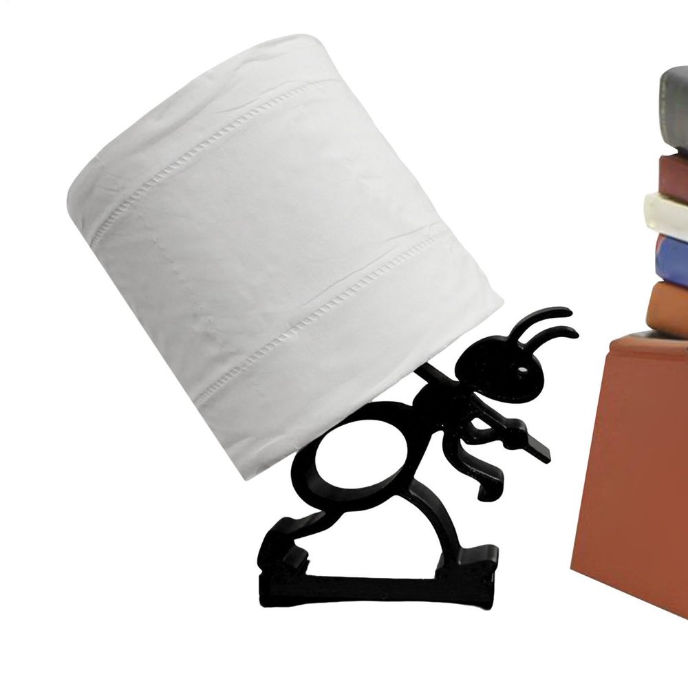 Ant Design Toilet Paper Holder & Towel Dispenser