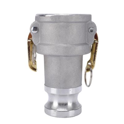 YUEHISY Type DA Camlock Reducer for Hose Connections, Aluminum, Female Camlock Thread