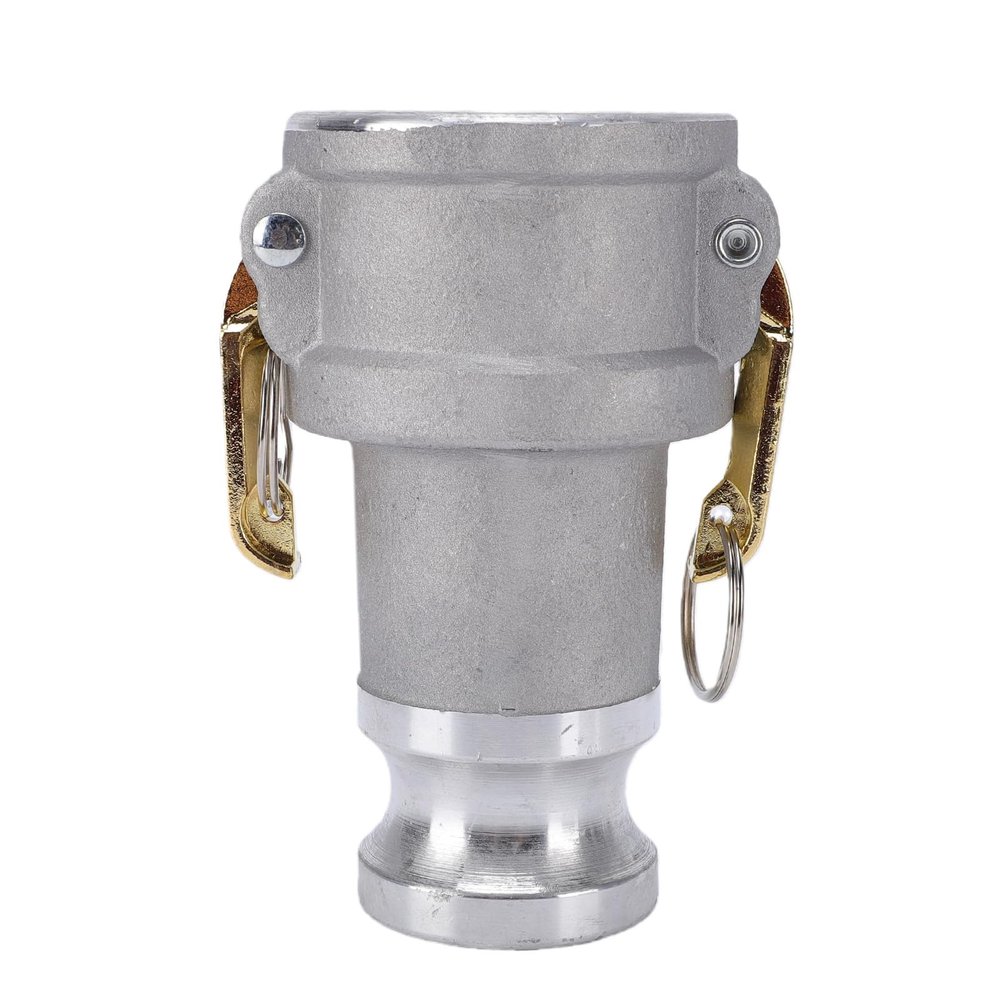 YUEHISY Type DA Camlock Reducer for Hose Connections, Aluminum, Female Camlock Thread