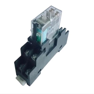G2R-1-SN 1NO 1NC 5-Pin / G2R-2-SN 2NO 2NC 8-Pin Relay with Base, 12VDC 24VDC 220V 110V 24VAC, 1 Piece (G2R-1-SN, AC110V)