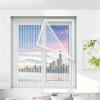 King Kong Mesh Cat-Proof Window Screen, No-Drill Fly Screen, White, 90 x 100 cm view 1