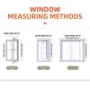 King Kong Mesh Cat-Proof Window Screen, No-Drill Fly Screen, White, 90 x 100 cm view 3