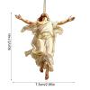 2D Acrylic Christmas Tree Jesus Ornament view 2