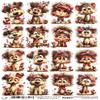 Josys Craft Fairy Rice Paper A4 Decoupage - Fun Cat & Dog Cartoon view 1