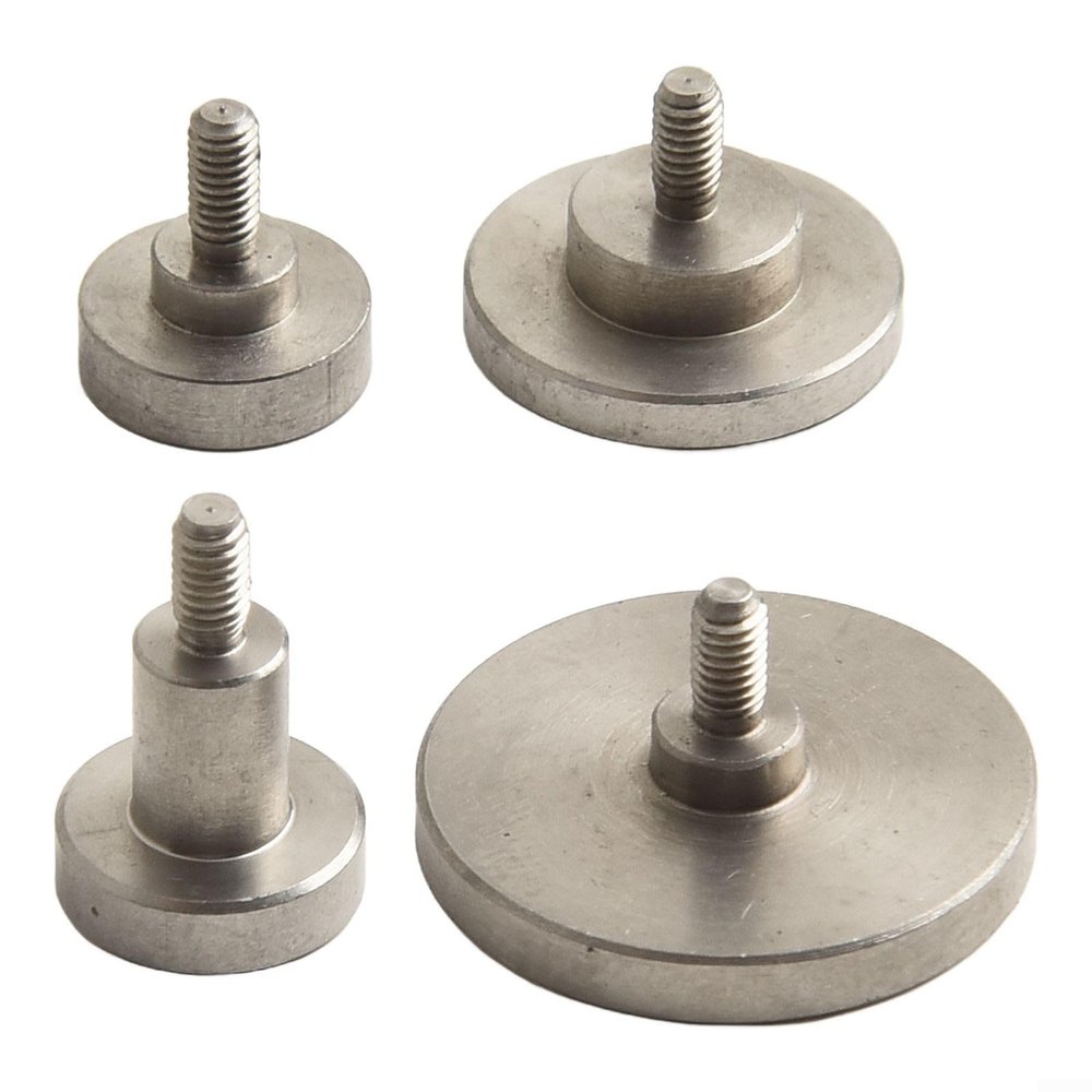 M2.5 Flat Contact Points for Dial Indicators and Depth Gauges, 4-Piece Set