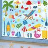 Tropical Window Stickers for Summer view 2