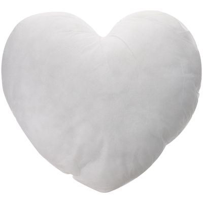 Garneck Heart-Shaped Cushion Insert for Children, White, PP Cotton Filling