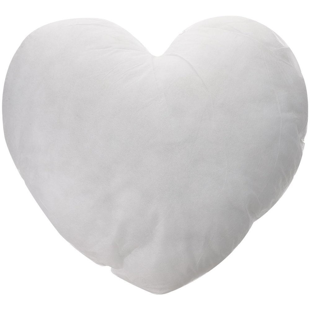Garneck Heart-Shaped Cushion Insert for Children, White, PP Cotton Filling