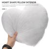 Garneck Heart-Shaped Cushion Insert for Children, White, PP Cotton Filling view 4