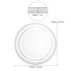 UKCOCO White Glass Microwave Turntable, 25.5 cm view 2
