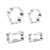Stainless Steel Dog Bone Cookie Cutter, 10 cm view 1