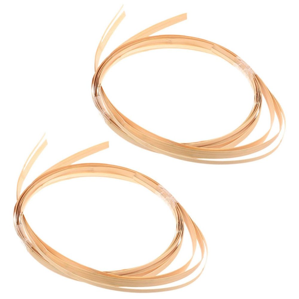 Bamboo Craft Strips for Weaving - 2 Bundles Beige