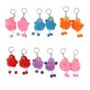 Taidda Cute Plush Doll Keychains, Decorative Bag Charms, Lightweight and Portable, 12 Pieces view 3