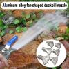 Duckbill Nozzle with Wide, Fan-Shaped Flat Spray Head, High-Temperature-Resistant Aluminum Alloy, Style E, 1.5-Inch Internal Thread view 4