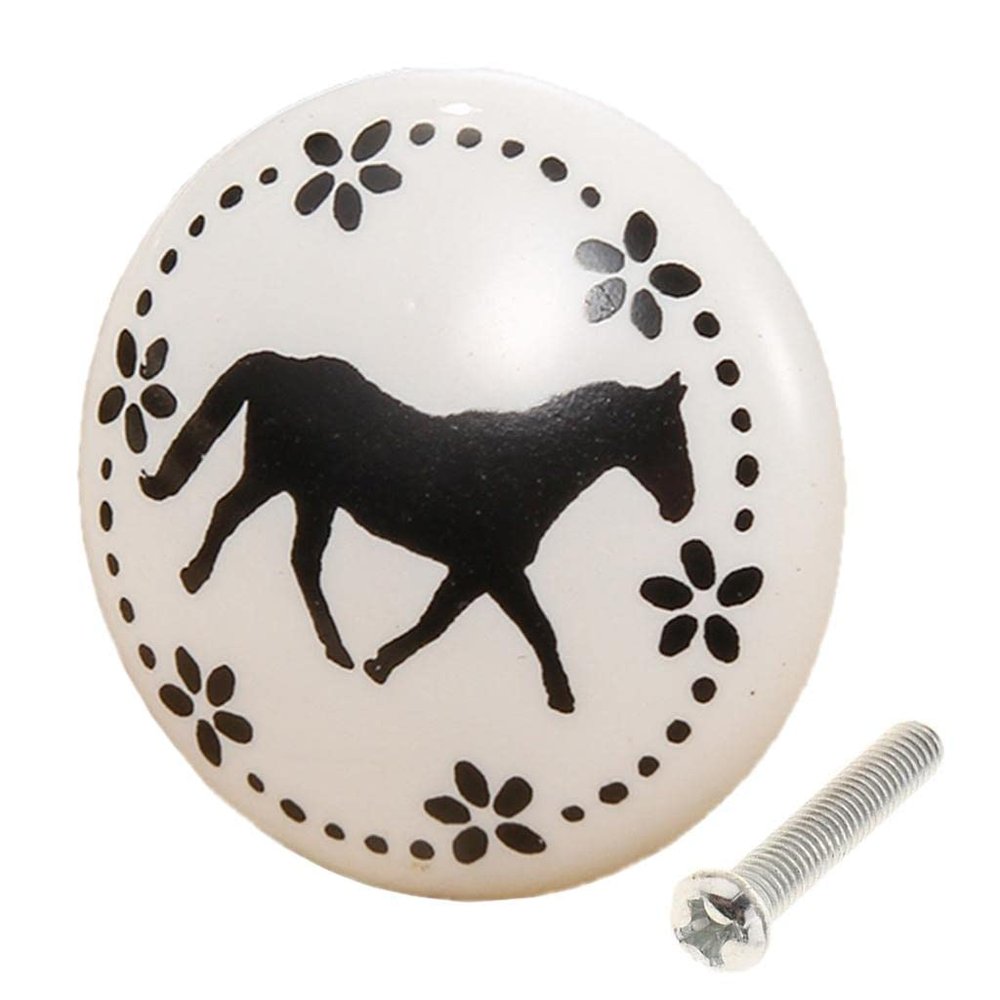 Viahsen Round Animal Decoration Cabinet Knob